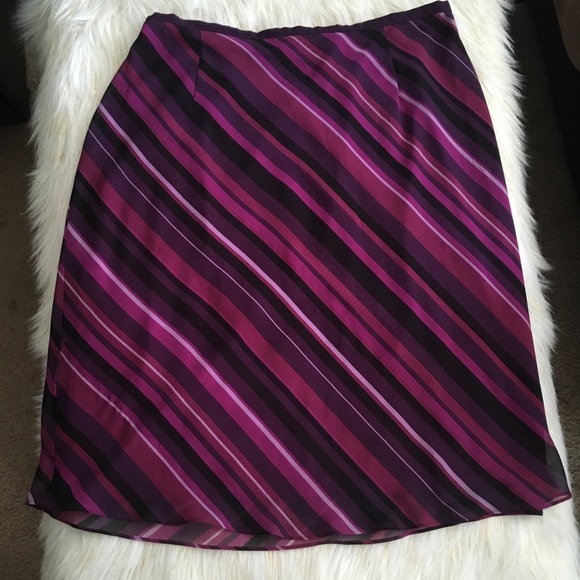 Venezia Dresses & Skirts - Host Pick! 🦄 Purple striped skirt